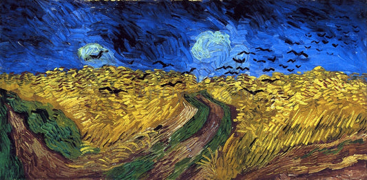  Vincent Van Gogh Wheatfield with Crows - Canvas Print