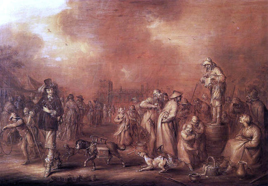  Adriaen Pietersz Van de Venne Where There Are People Money May Be Made - Canvas Print