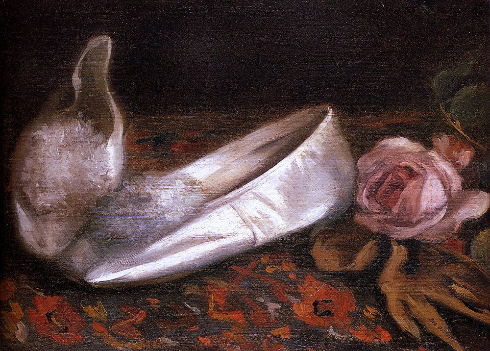 Eva Gonzales White Shoes Canvas Print – Art MegaMart