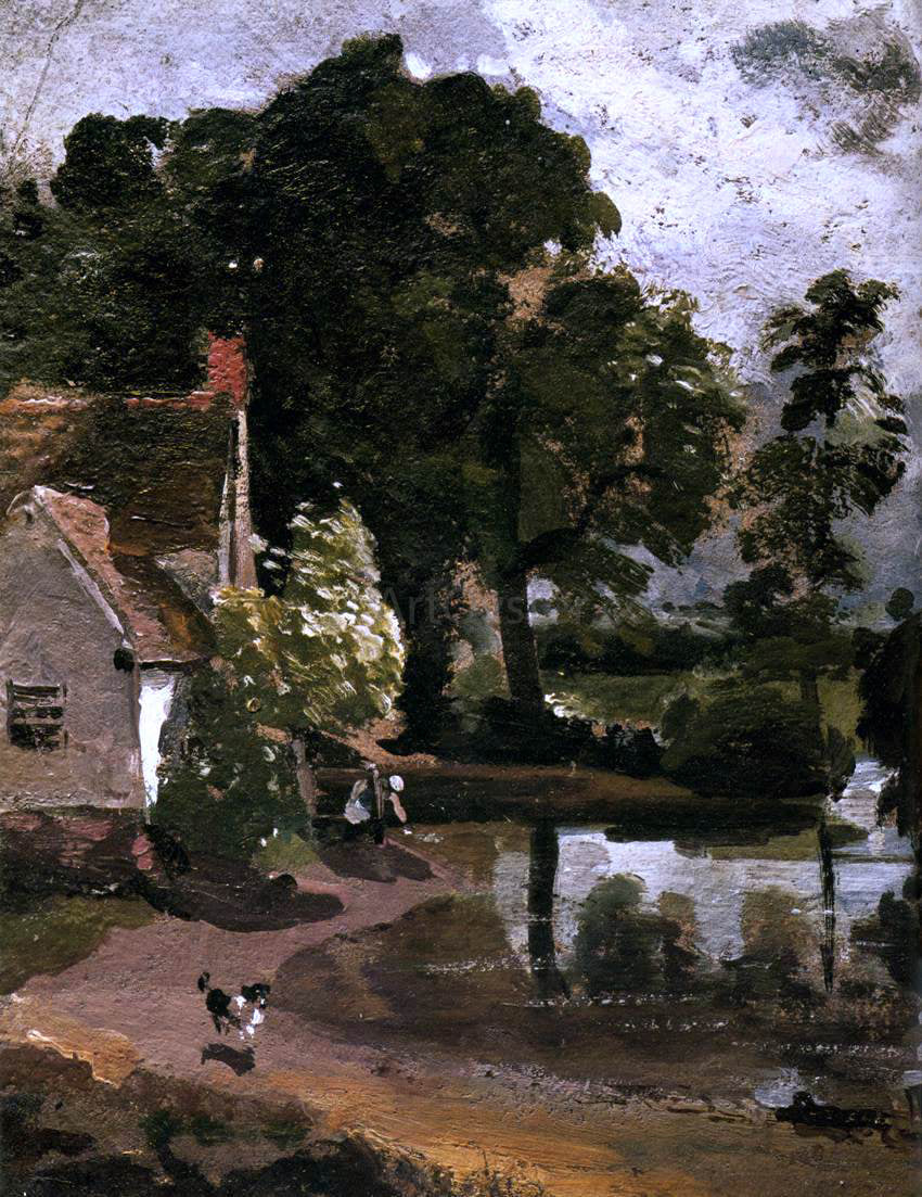  John Constable Willy Lot's House - Canvas Print