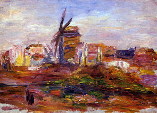  Pierre Auguste Renoir Windmill - Canvas Print