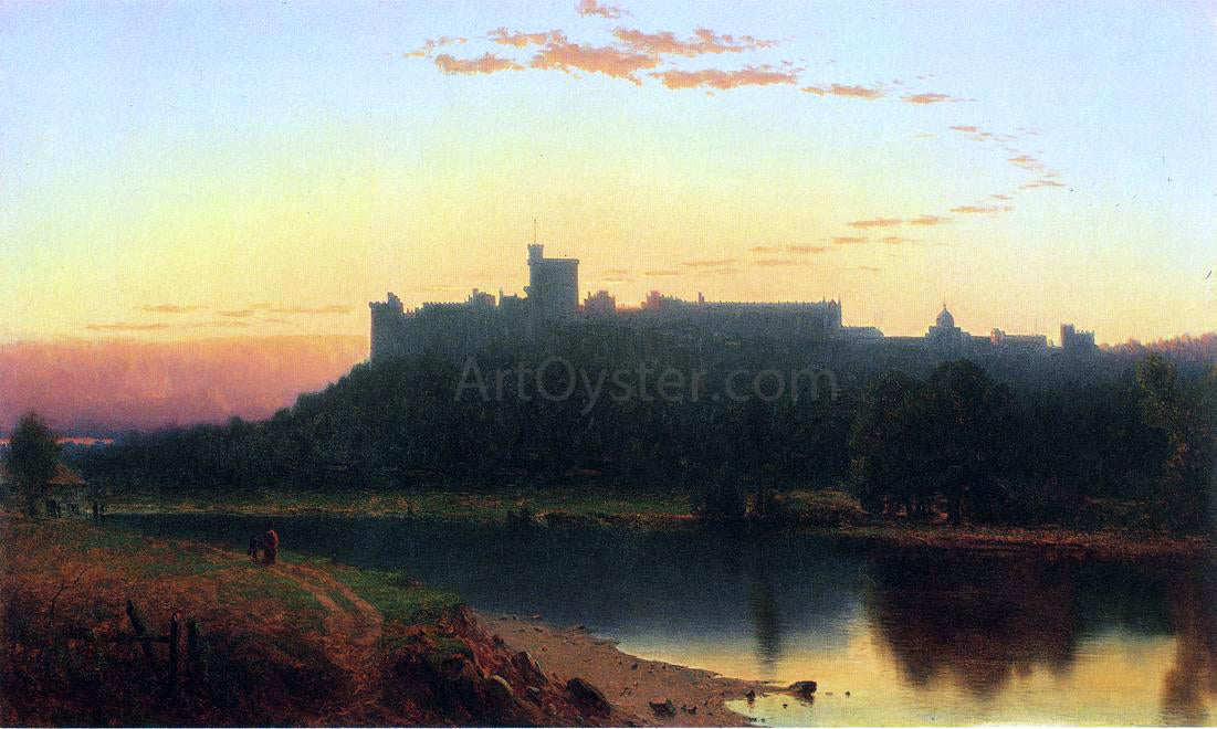  Sanford Robinson Gifford Windsor Castle - Canvas Print