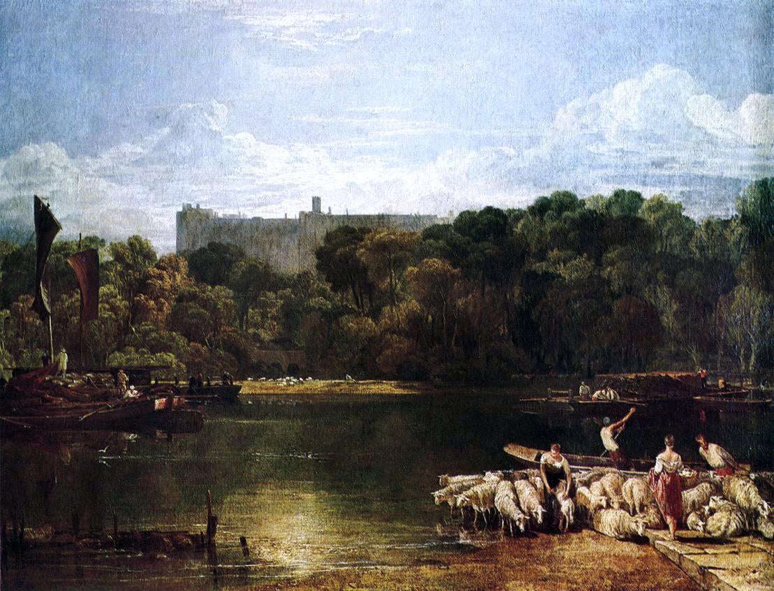  Joseph William Turner Windsor Castle from the Thames - Canvas Print