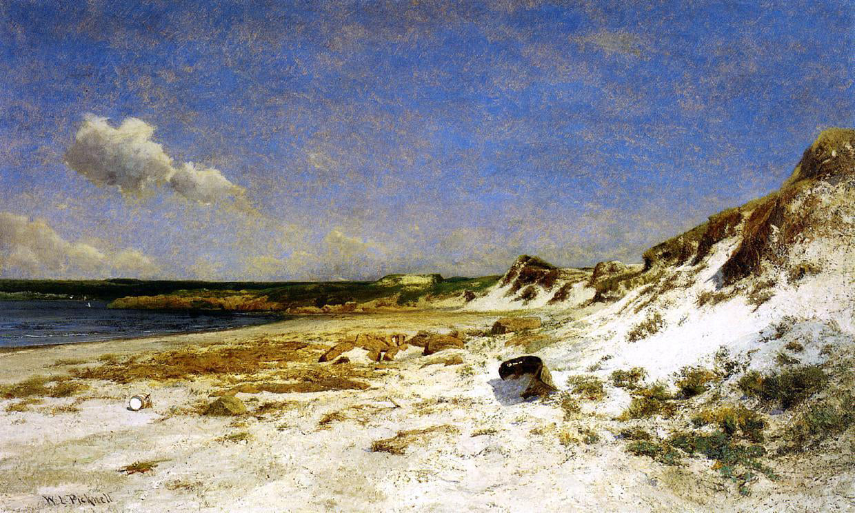  William Lamb Picknell Wingaersheek Creek Beach, Gloucester, Massachusetts - Canvas Print