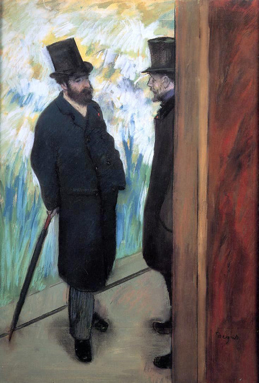  Edgar Degas Wings of Desire (also known as Ludovic Halevy and Albert Cave) - Canvas Print