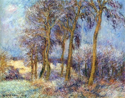 Gustave Loiseau Winter - Canvas Print