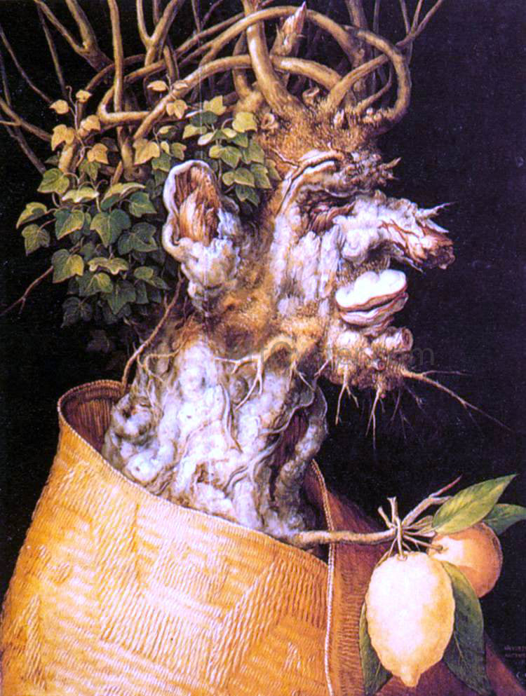  Giuseppe Arcimboldo Winter - Canvas Print