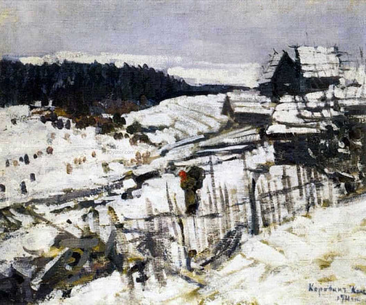  Constantin Alexeevich Korovin Winter - Canvas Print