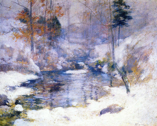  John Twachtman Winter Harmony - Canvas Print