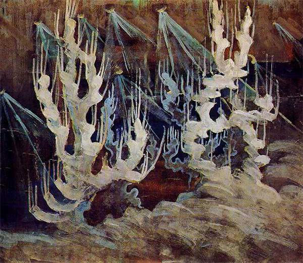  Mikalojus Ciurlionis Winter II - Canvas Print