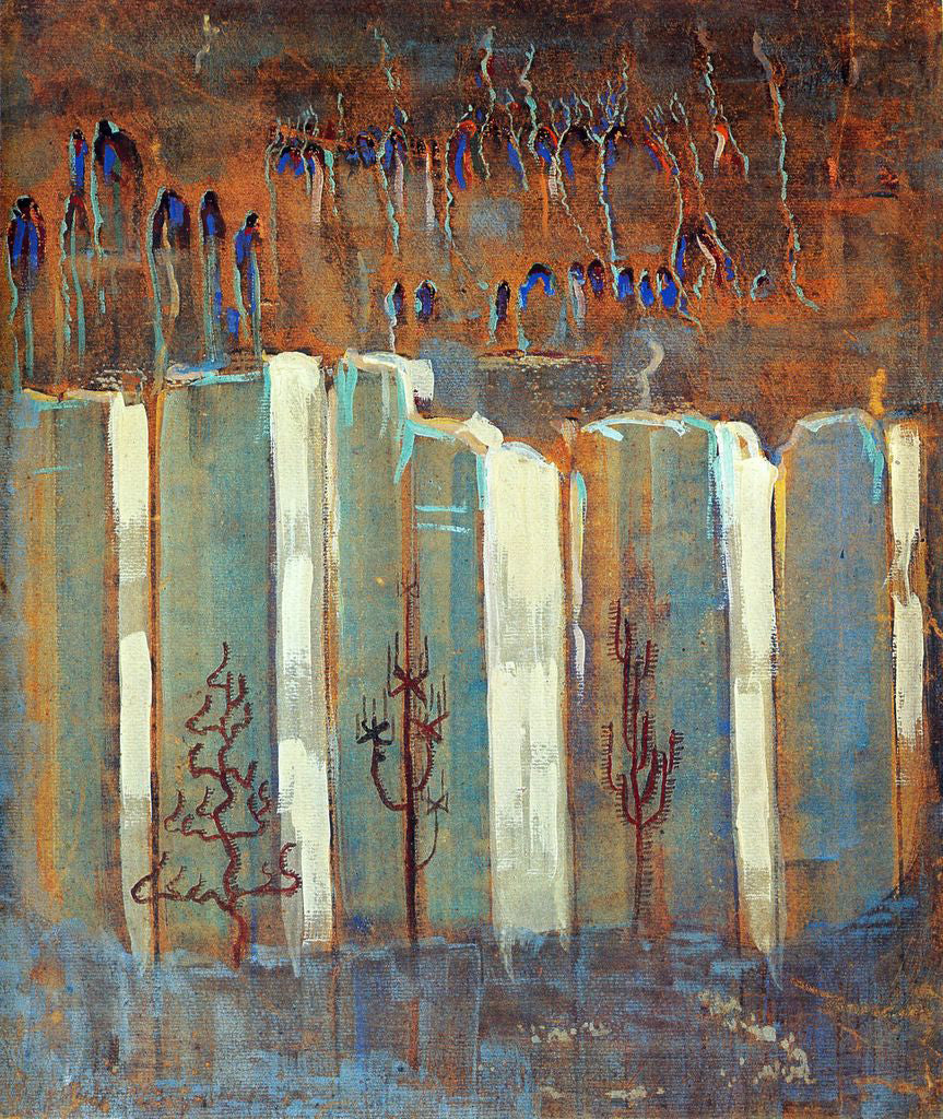  Mikalojus Ciurlionis Winter III - Canvas Print