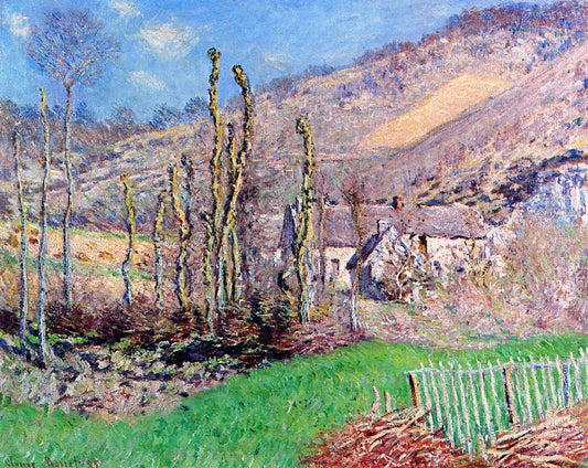  Claude Oscar Monet Winter Landscape at the Val de Falaise - Canvas Print