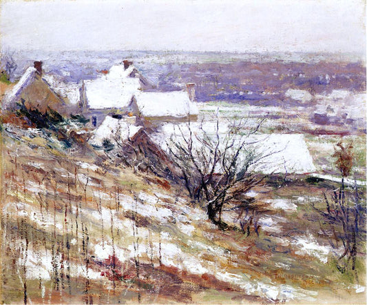  Theodore Robinson Winter Landscape - Canvas Print