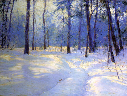  Walter Launt Palmer Winter's Golden Glow - Canvas Print