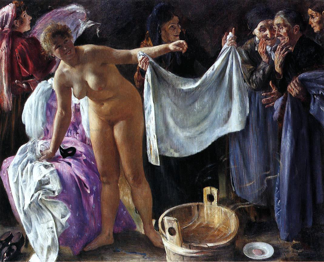  Lovis Corinth Witches - Canvas Print