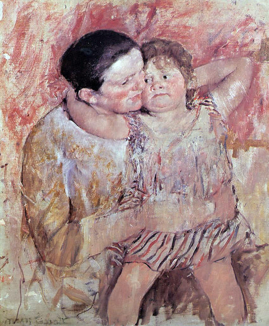  Mary Cassatt Woman and Child - Canvas Print