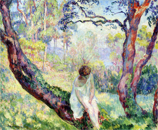  Henri Lebasque A Woman in a Landscape - Canvas Print