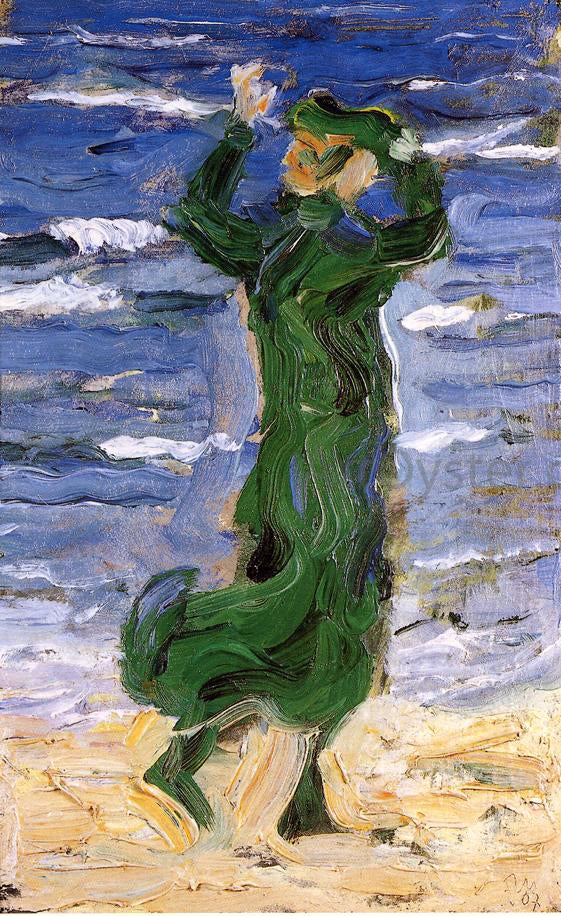  Franz Marc Woman in the Wind by the Sea - Canvas Print