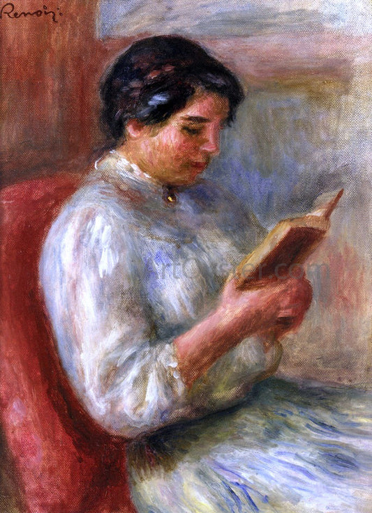  Pierre Auguste Renoir Woman Reading - Canvas Print