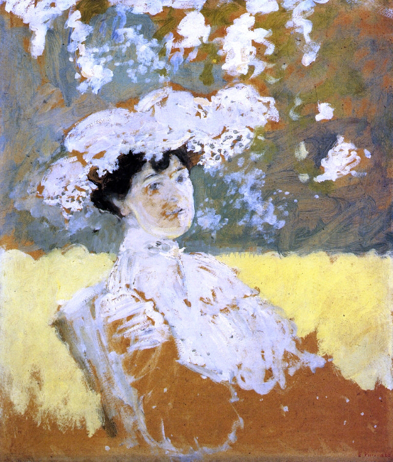  Edouard Vuillard Woman with a Hat - Canvas Print