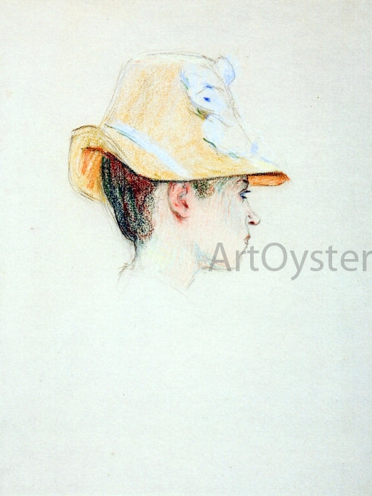  Claude-Emil Schuffenecker Woman with a Hat - Canvas Print