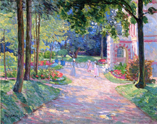  Henri Lebasque Women and Children in the Parc de Dammartin - Canvas Print
