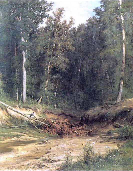  Ivan Ivanovich Shishkin Woodland brook - Canvas Print