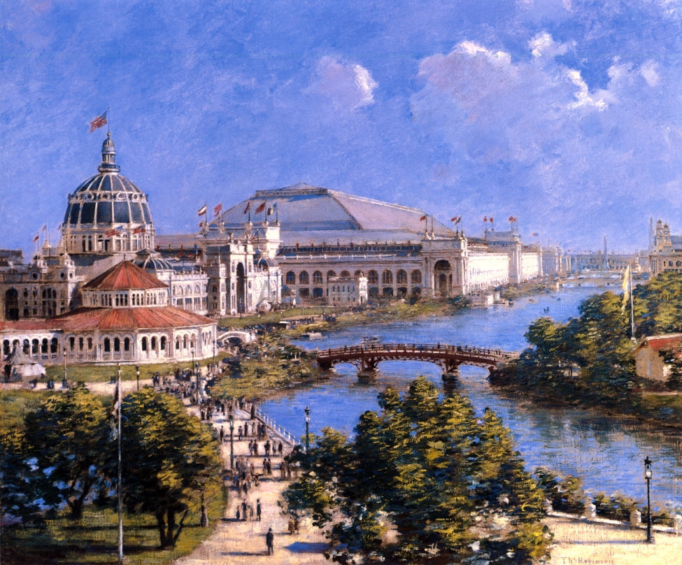  Theodore Robinson World's Columbian Exposition - Canvas Print