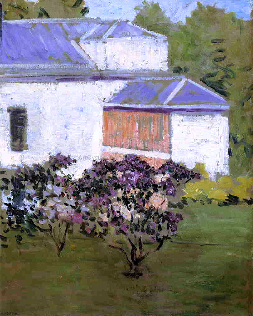  Gustave Caillebotte Yerres, Part of the South Facade of the 'Casin' - Canvas Print