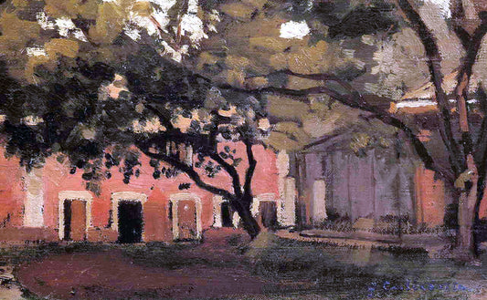  Gustave Caillebotte Yerres, the Aviary in the Ornamental Farm - Canvas Print