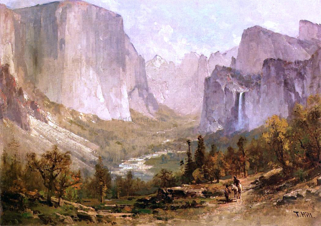  Thomas Hill Yosemite Valley - Canvas Print