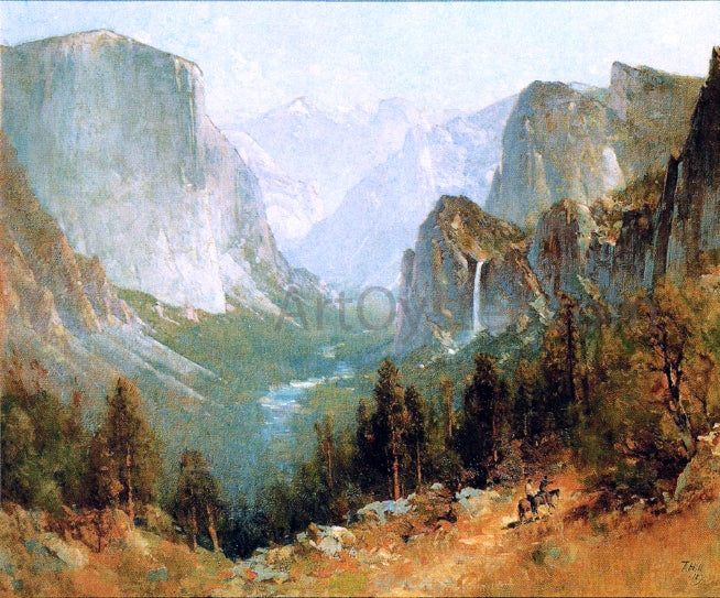  Thomas Hill Yosemite Valley from Inspiration Point - Canvas Print