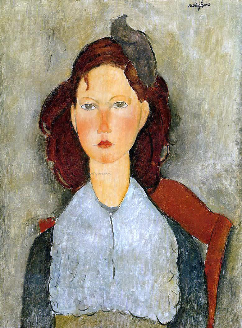  Amedeo Modigliani Young Girl Seated - Canvas Print