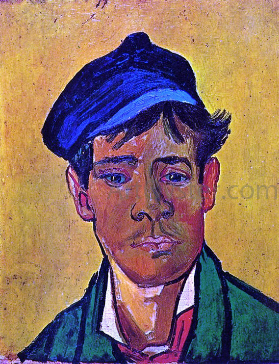  Vincent Van Gogh Young Man with a Cap - Canvas Print