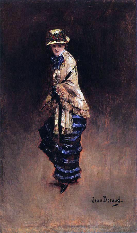  Jean-Georges Beraud Young Pariesienne - Canvas Print