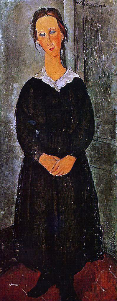  Amedeo Modigliani Young Servant Girl - Canvas Print