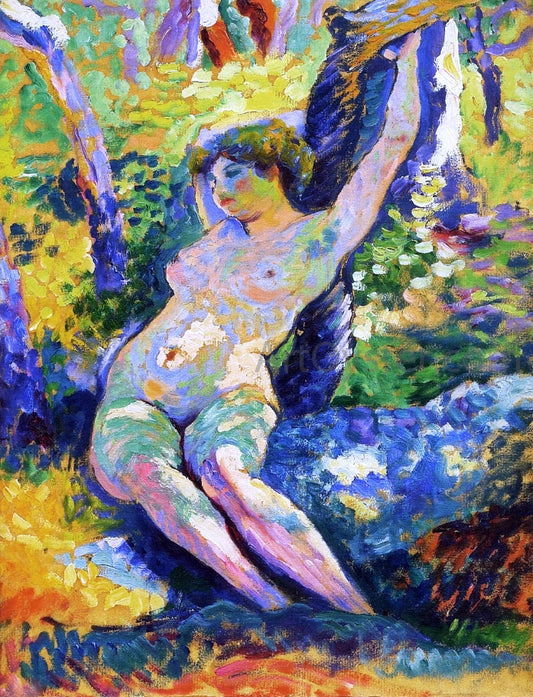  Henri Edmond Cross Young Woman (also known as Study for 'The Clearing) - Canvas Print
